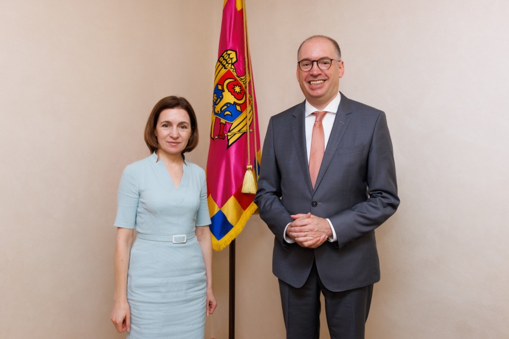Cooperarea moldo-germană, discutată de Maia Sandu și Secretarul de stat parlamentar de la Ministerul german al economiei, Niels Annen